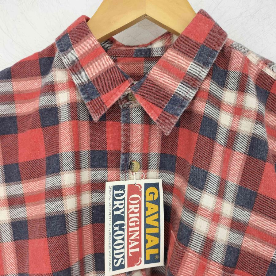 USED古着(ユーズドフルギ) Gavial レギュラーカラー チェック プリント