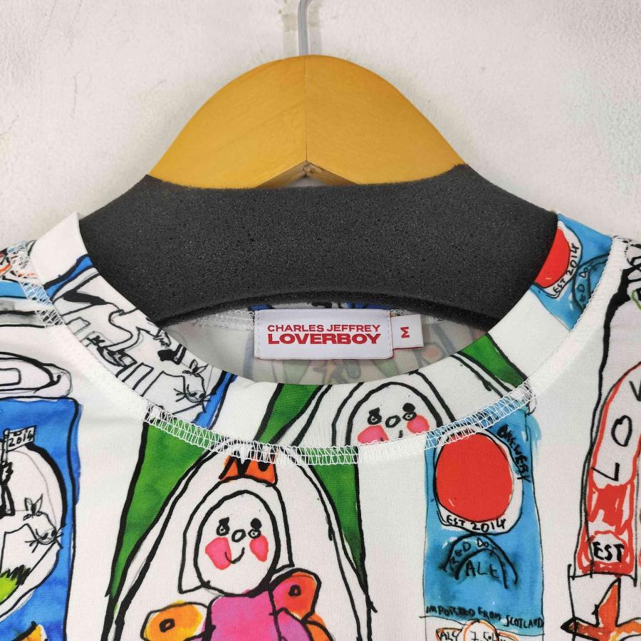 CHARLES JEFFREY LOVERBOY(チャールズジェフリーラバーボーイ) ビール缶プリント カットソー レディース JPN：M 【中古】【ブランド古着バズストア】 CHARLES JEFFREY LOVERBOY(チャールズジェフリーラバーボーイ) ビール