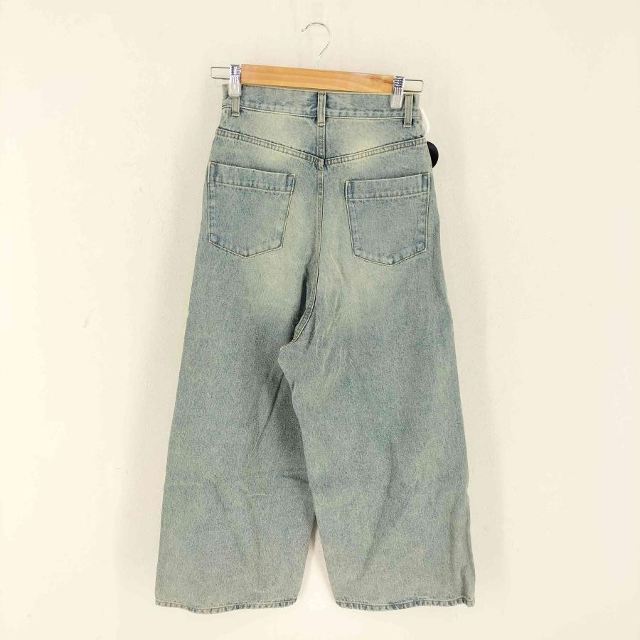 MAISON SPECIAL(メゾンスペシャル) Baggy Denim Pants ダブルニー バギー デニム パンツ レディース  34【中古】【ブランド古着バズストア】 MAISON SPECIAL（メゾンスペシャル） Baggy Denim Pants ダブルニー