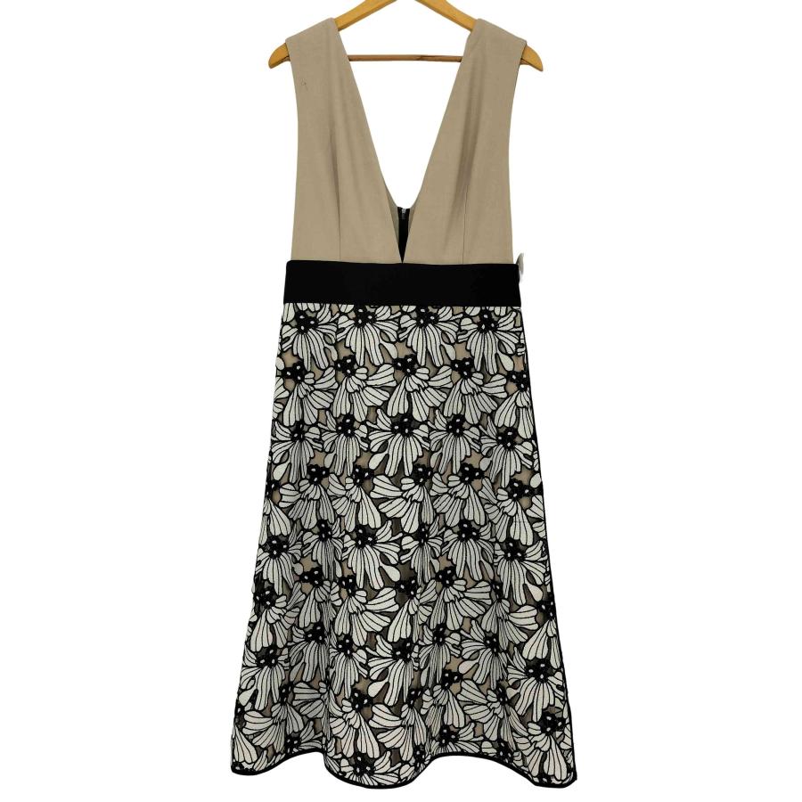 人気完売品✨アドーア ファインコードレース 切り替え ワンピース 38