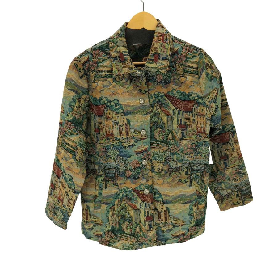 USED古着(ユーズドフルギ) {{ERIN LONDON}} 総柄 ゴブランジャケット