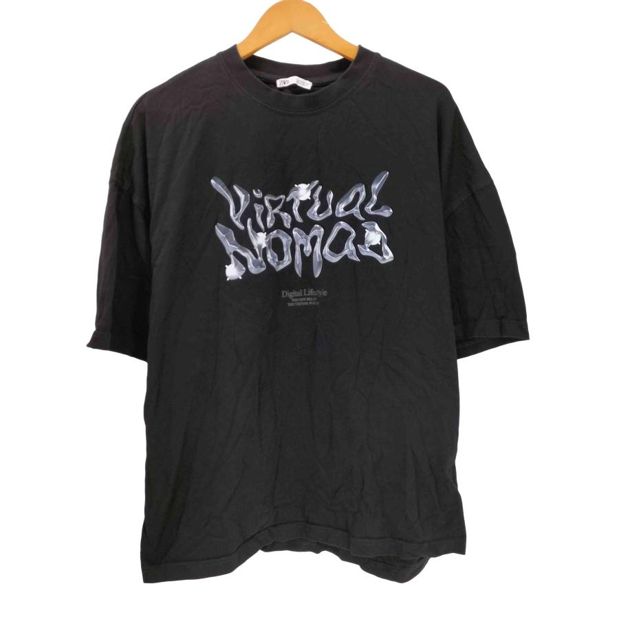 ZARA（ザラ） VIRTUAL NOMAD プリント Tシャツ メンズ import：XL 中古