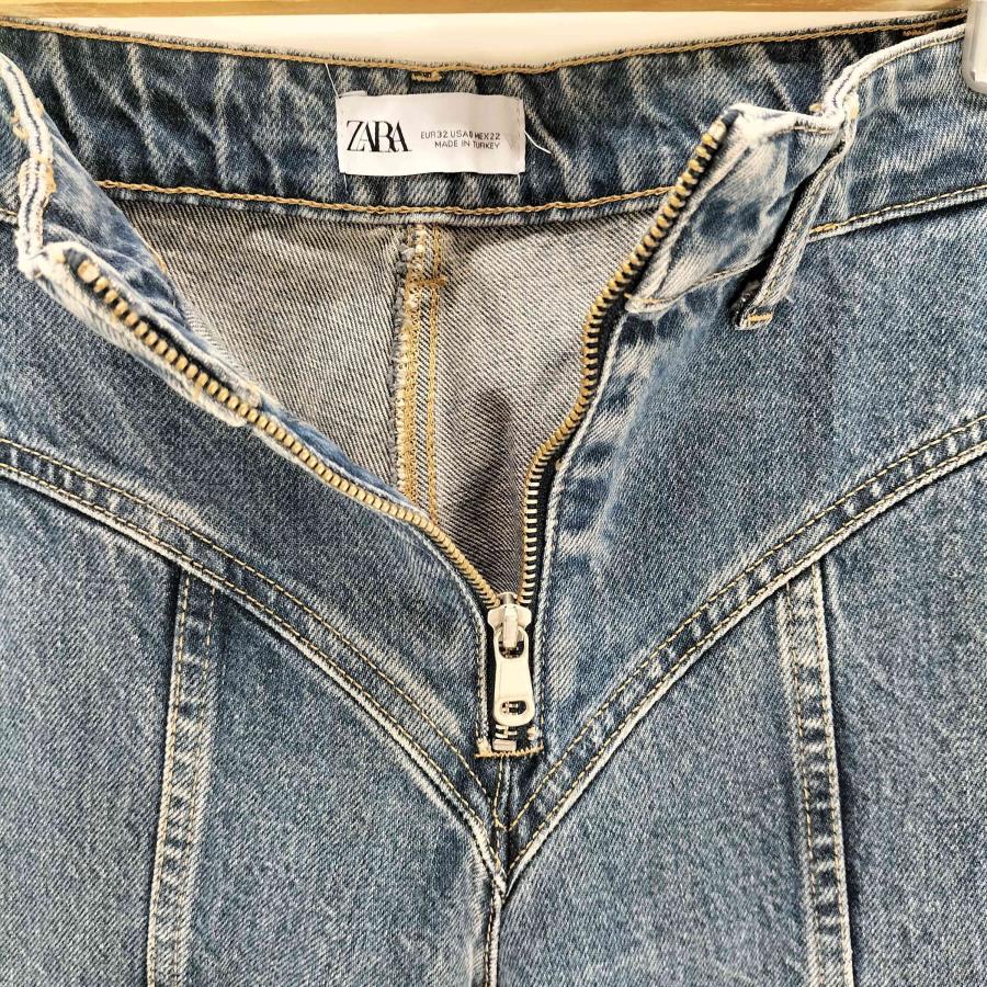 ZARA（ザラ） ステッチラインデニムパンツ レディース 32 中古 古着
