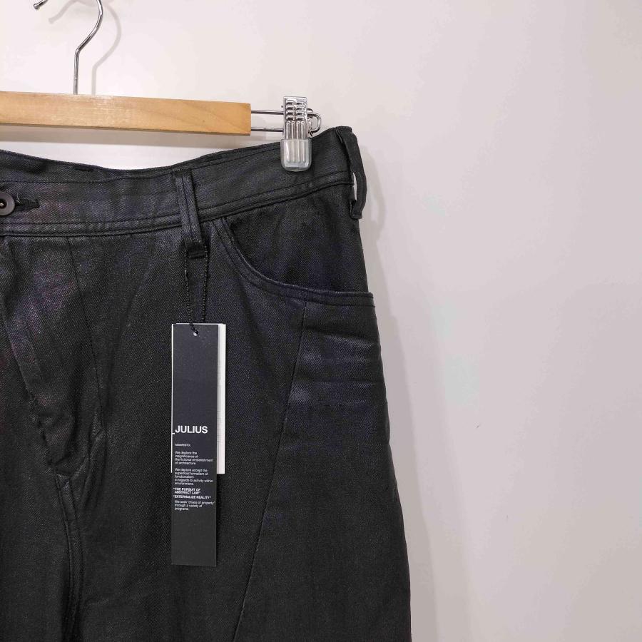 JULIUS JULIUS(ユリウス) 25SS 10oz Coated Denim Curved Wide Pants