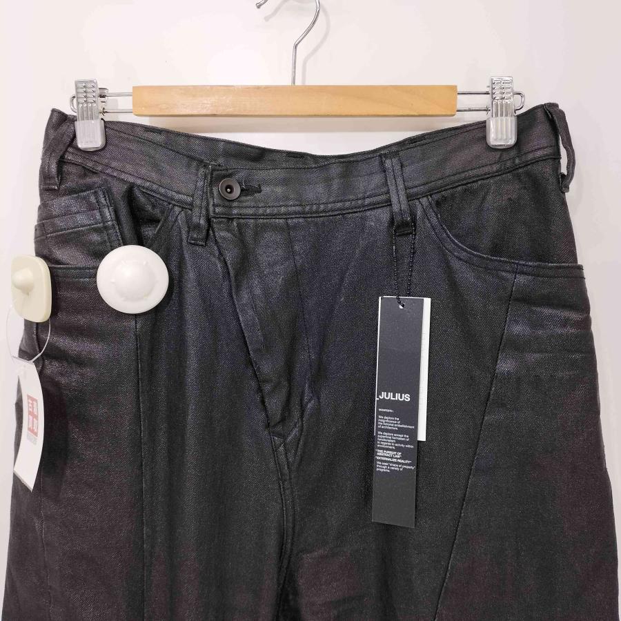 JULIUS JULIUS(ユリウス) 25SS 10oz Coated Denim Curved Wide Pants