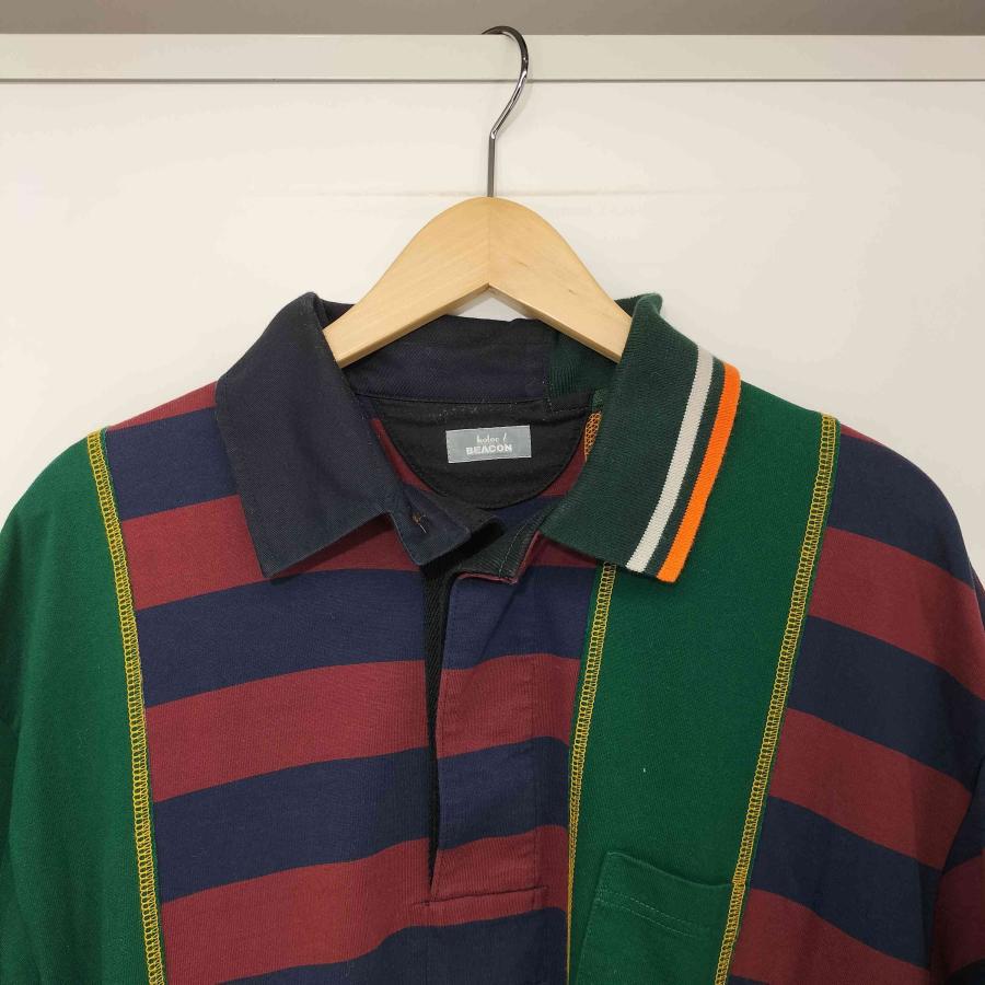 【新品タグ付】カラービーコン ボーダー ドッキング ニット 近年モデル kolor BEACON(カラービーコン) 21SS ドッキングデザイン マルチカラー