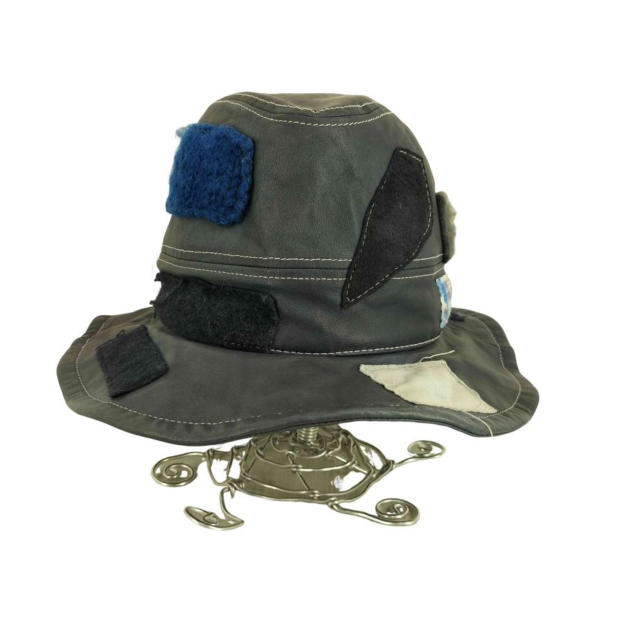 CA4LA（カシラ） 牛革 パッチワーク デザインハット メンズ 表記無