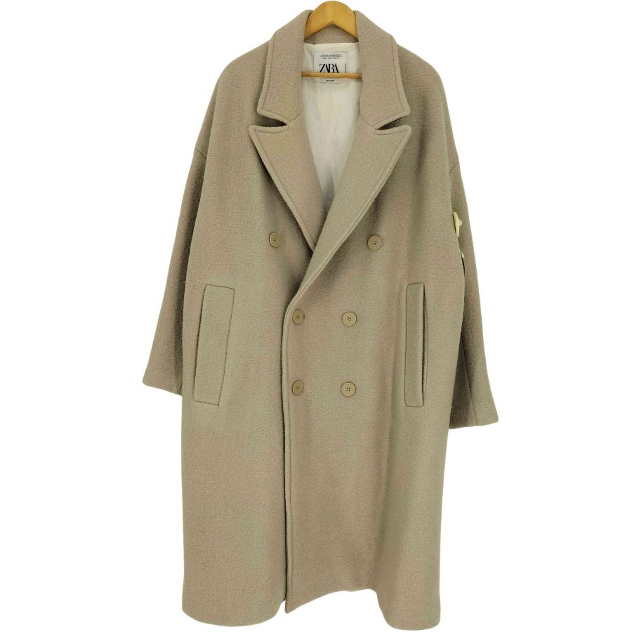 コート　ZARA ダブル　チェスター ZARA - ザラ ダブルブレスト ロングコート チェスターコート S グレー