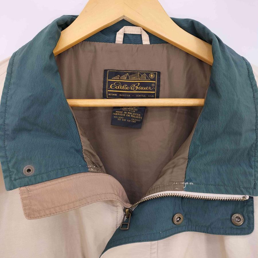 Eddie Bauer(エディーバウアー) 80s 黒タグ後期 袖切替 マルチポケット ナイロンジャケット メンズ import：XXL 【中古】【ブランド古着バズストア】 Eddie Bauer（エディーバウアー） 80s 黒タグ後期 袖切替 マルチ