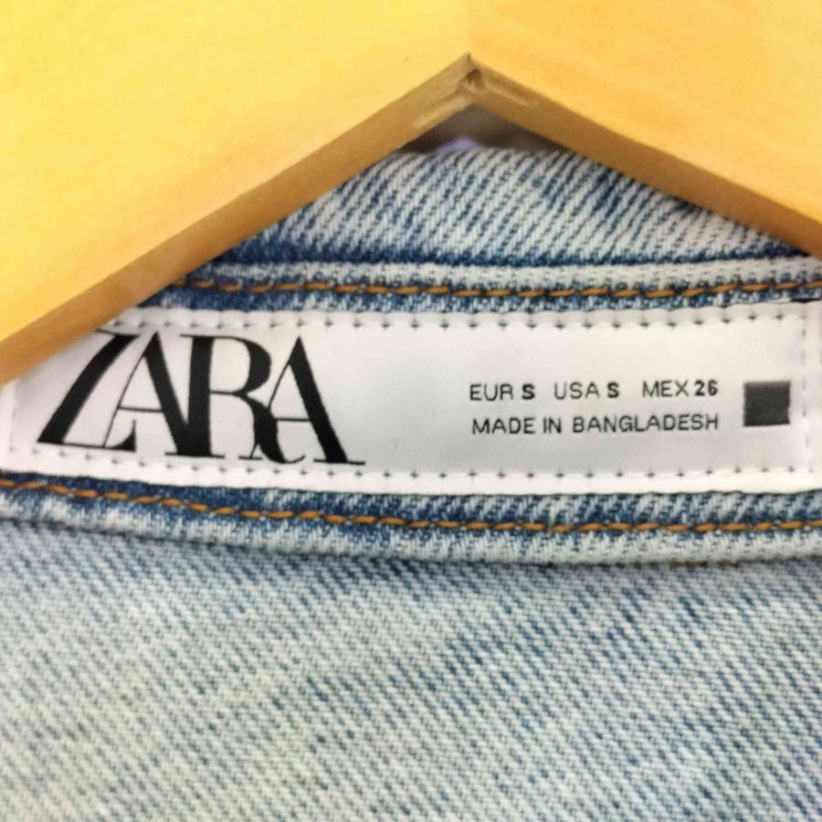 ZARA（ザラ） オーバーサイズ コットン デニムジャケット レディース