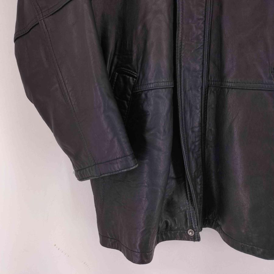 USED古着(ユーズドフルギ) MEZZO FORTE レザーカーコート メンズ 表記