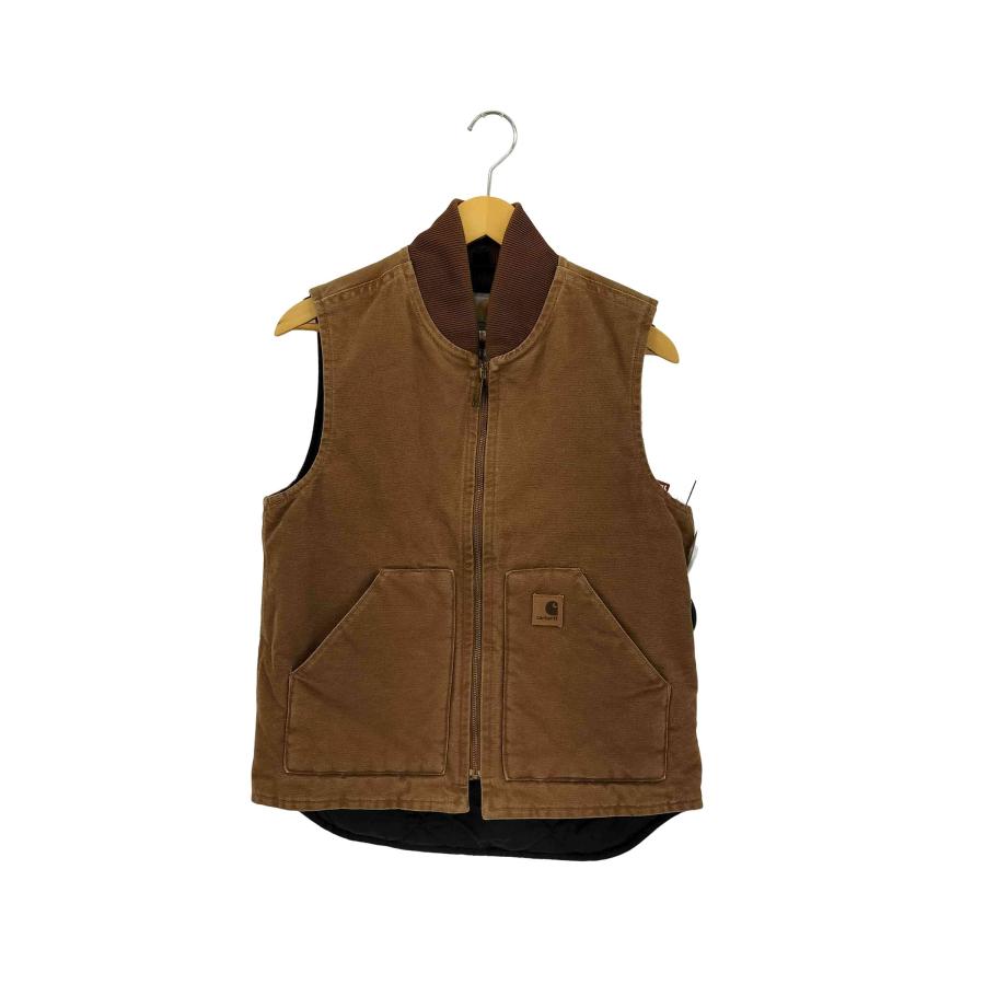 Carhartt WIP カーハート ベスト 裏キルティング ダック生地 茶