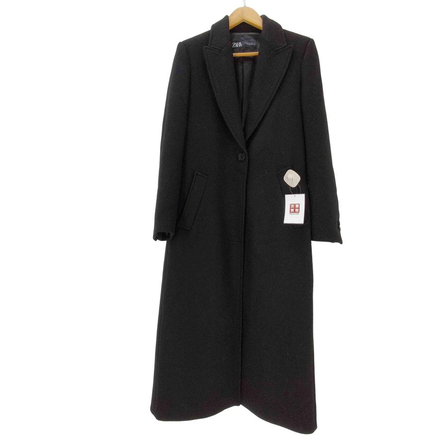 ZARA（ザラ） ツイード チェスター ロング コート レディース import