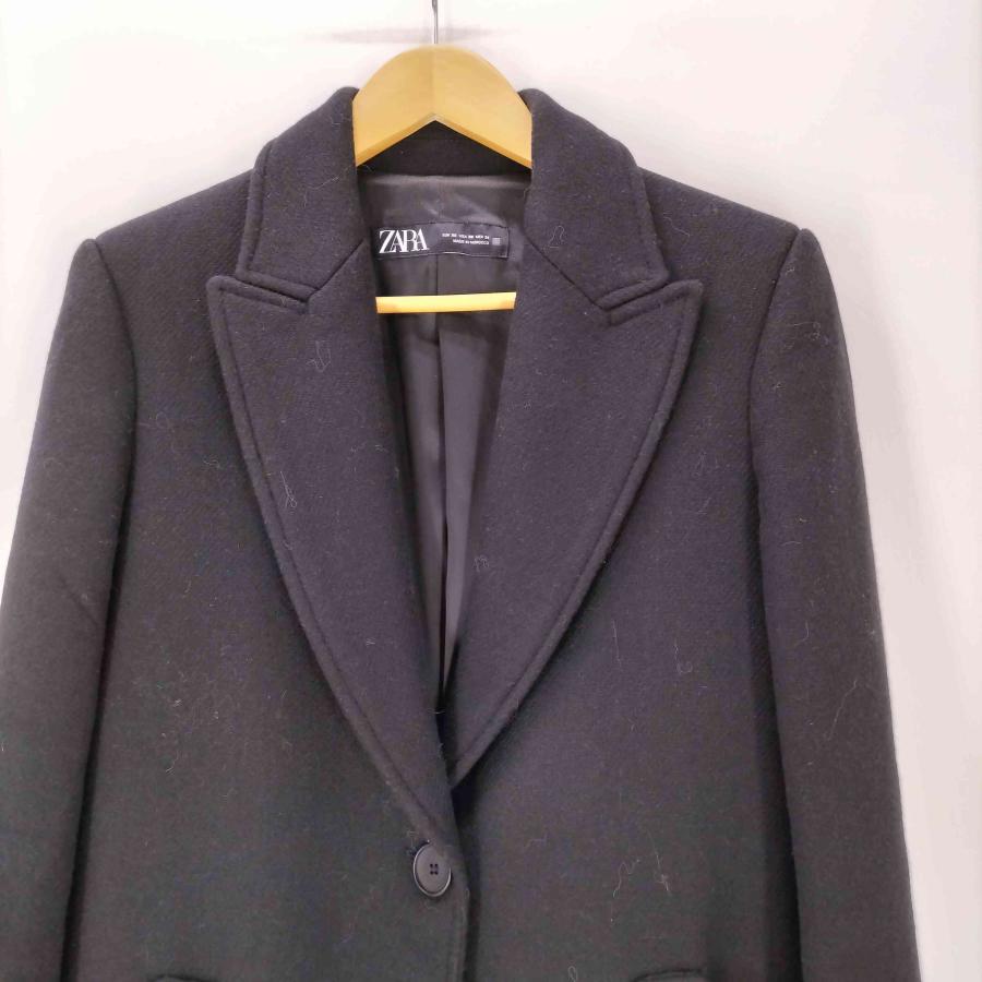 美品　ZARA　ザラ　オーバーサイズ　2XL　ツイード　ウール　チェスターコート ZARA チェスターコート 美品 ZARA ザラ オーバーサイズ 2XL ツイード