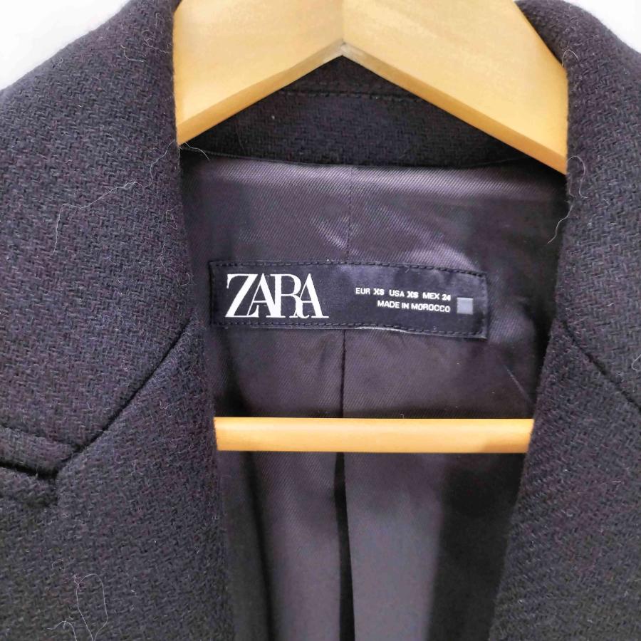 ZARA（ザラ） ツイード チェスター ロング コート レディース import