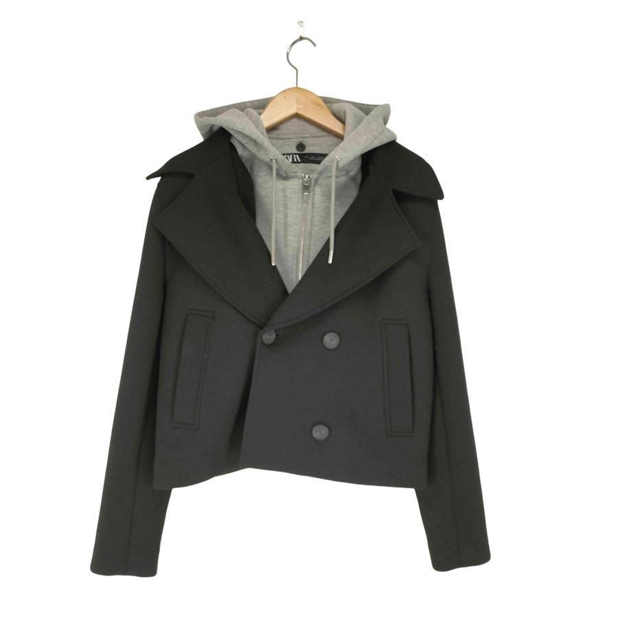 ZARA（ザラ） フードレイヤークロップドジャケット レディース L 中古