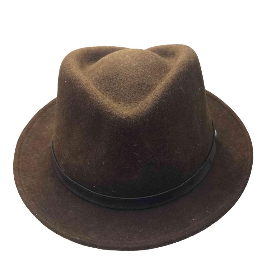 60s STETSON ヴィンテージ ハット 中折れ フェルトカナダ製 キムタク STETSON（ステットソン） 中折れフェルトハット メンズ M 中古 古着