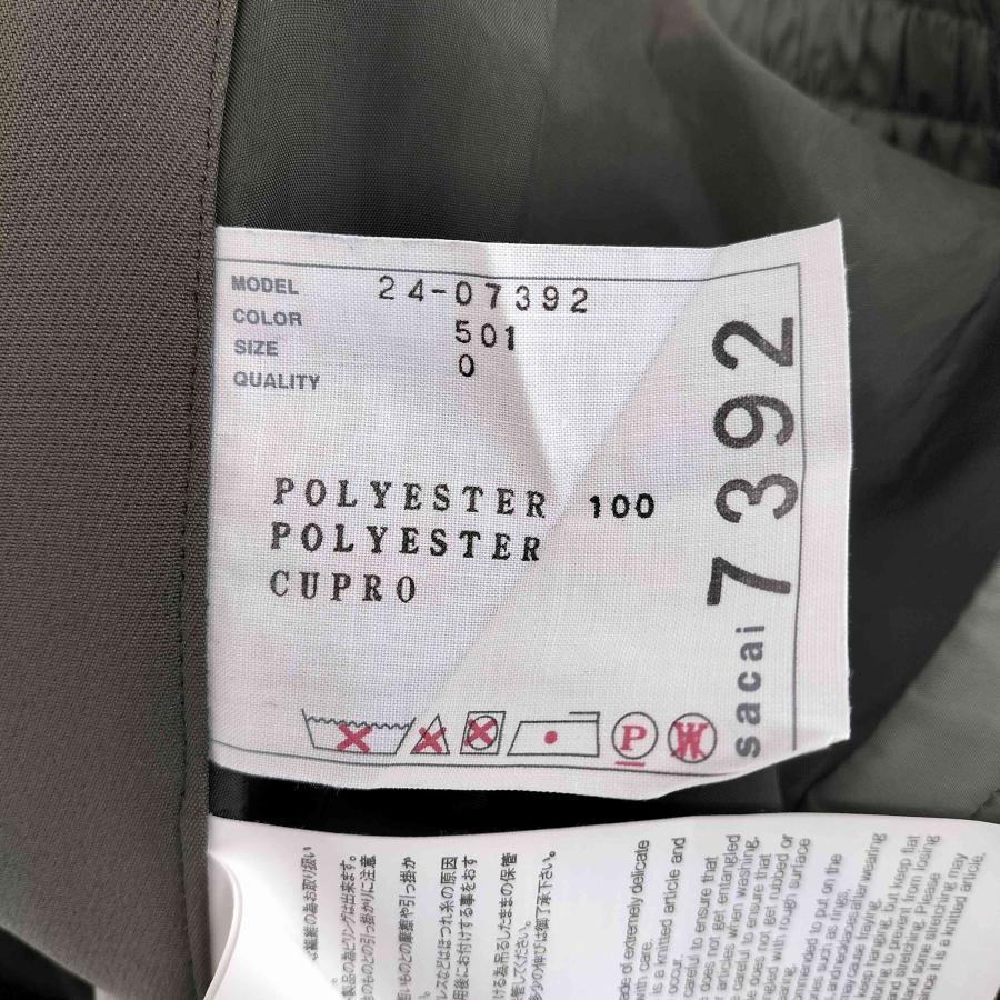 Sacai(サカイ) 24SS Technical Jersey Skirt レディース JPN：0 【中古】【ブランド古着バズストア】 sacai（サカイ） 24SS Technical Jersey Skirt レディース JPN：0 中古