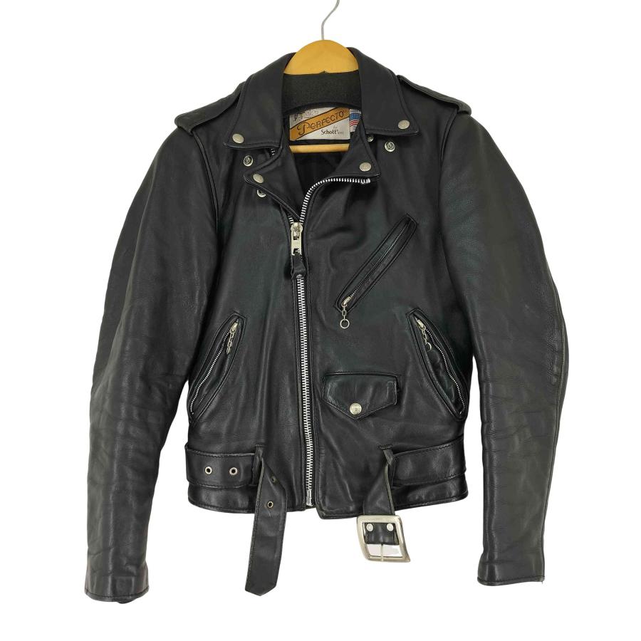 SCHOTT PERFECTO 90s USA製 ダブルライダースジャケット38 Schott N.Y.C（ショット） Perfecto by Schott(パーフェクトバイ