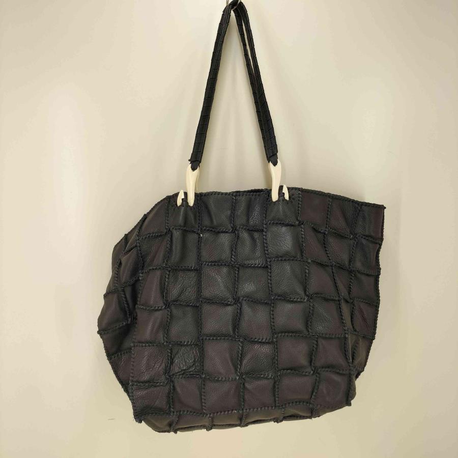 JAMIN PUECH✨レザー トートバッグ パッチワーク 肩掛け HONU HONU