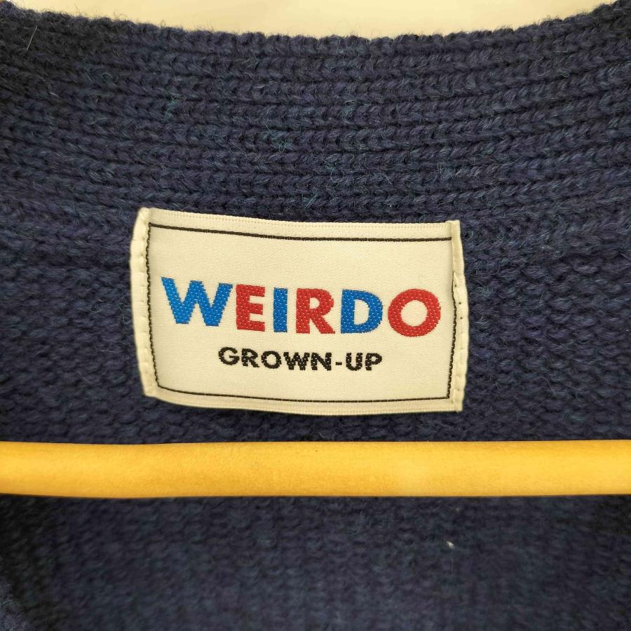 WEIRDO（ウィアード） CHARLIE CARDIGAN NAVY チャーリー レタード