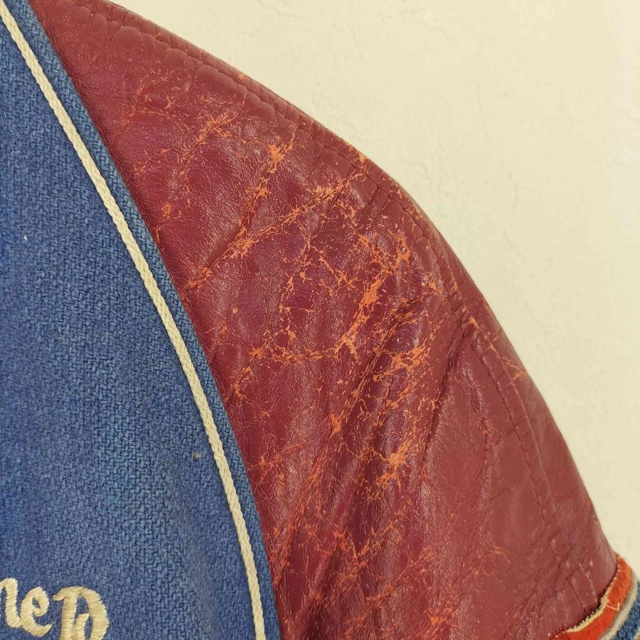 O'NEIL OF DUBLIN◇スタジャン/L/ウール/BLK/無地/2410