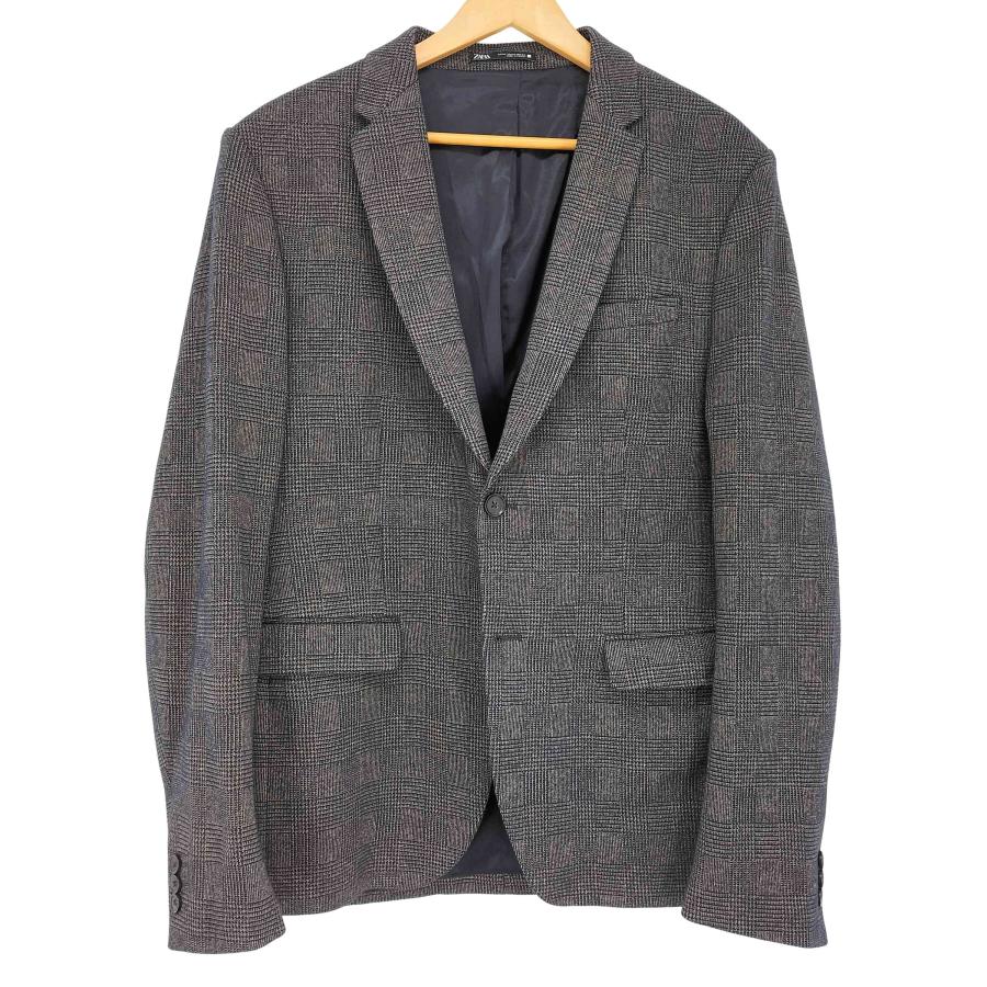ZARA（ザラ） グレンチェックテーラードジャケット メンズ EUR：54