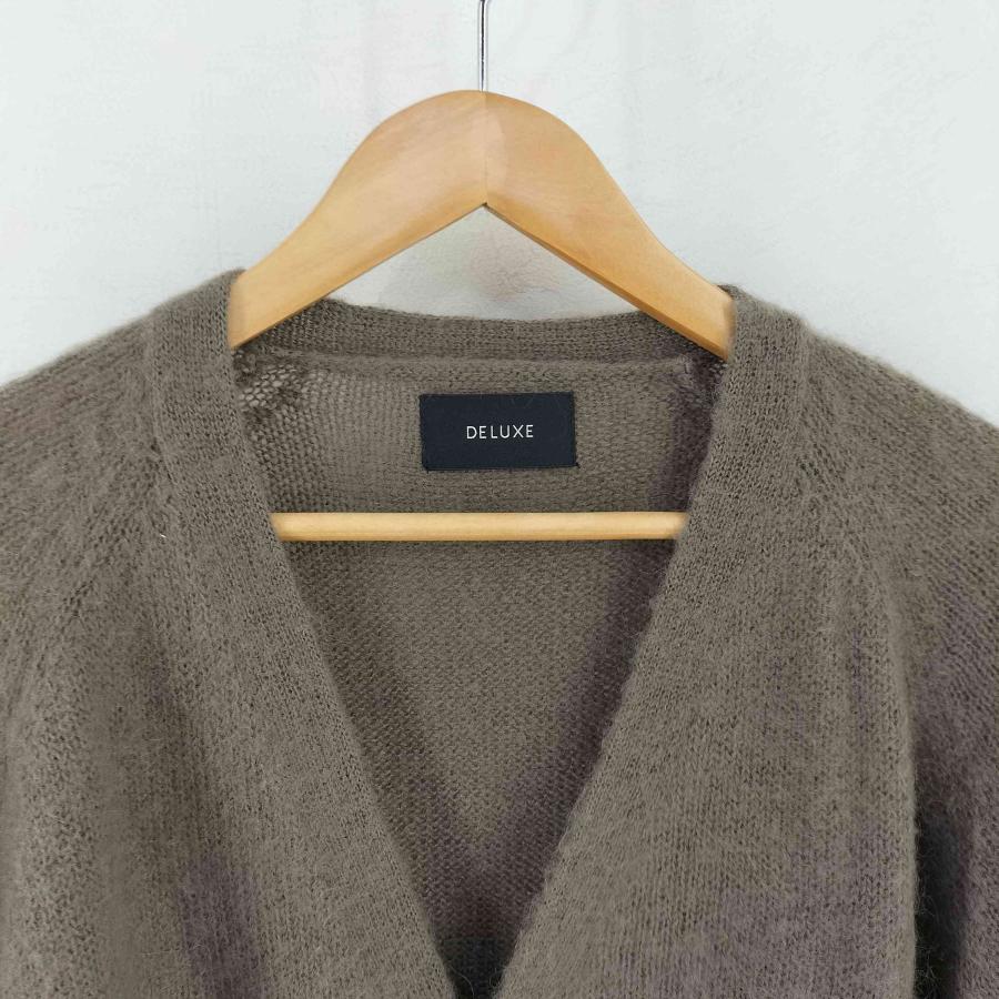 DELUXE（デラックス） SWEETJANE モヘア混 シャギーカーディガン
