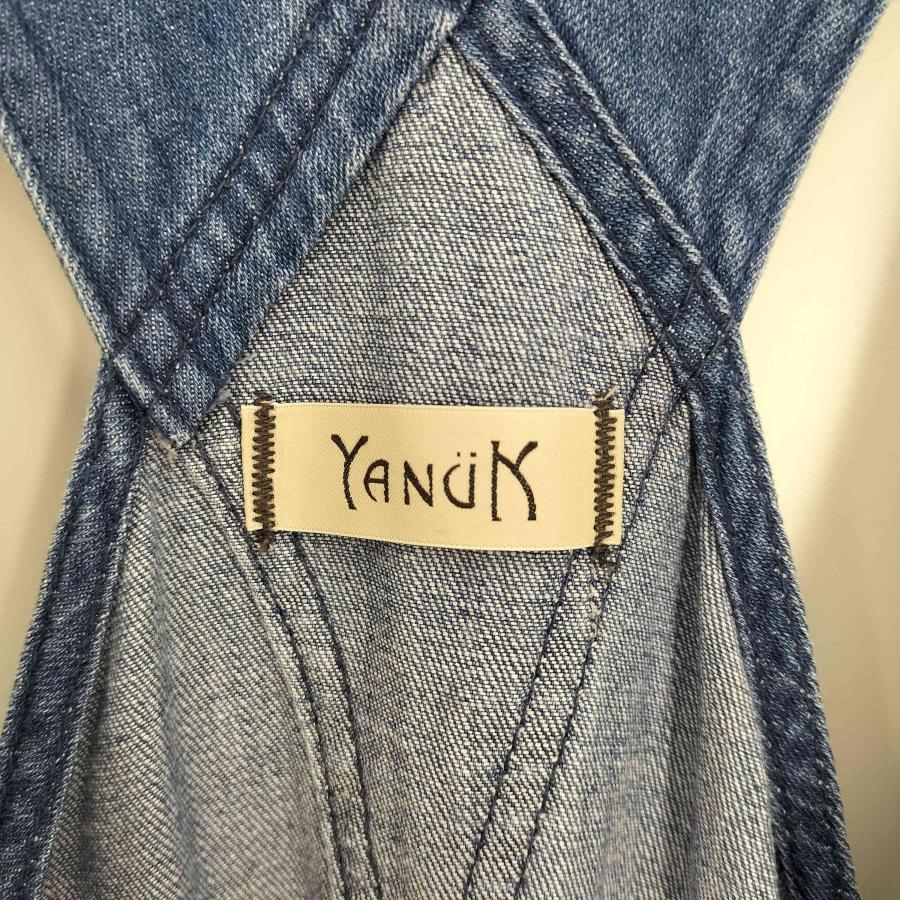 YANUK（ヤヌーク） ワイド デニム ワンピース ジャンスカ 吊り