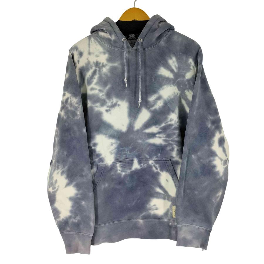 stussy プルオーバーパーカー タイダイ柄 古着 黒 Sサイズ STUSSY Stussy(ステューシー) タイダイ柄プルオーバーパーカー