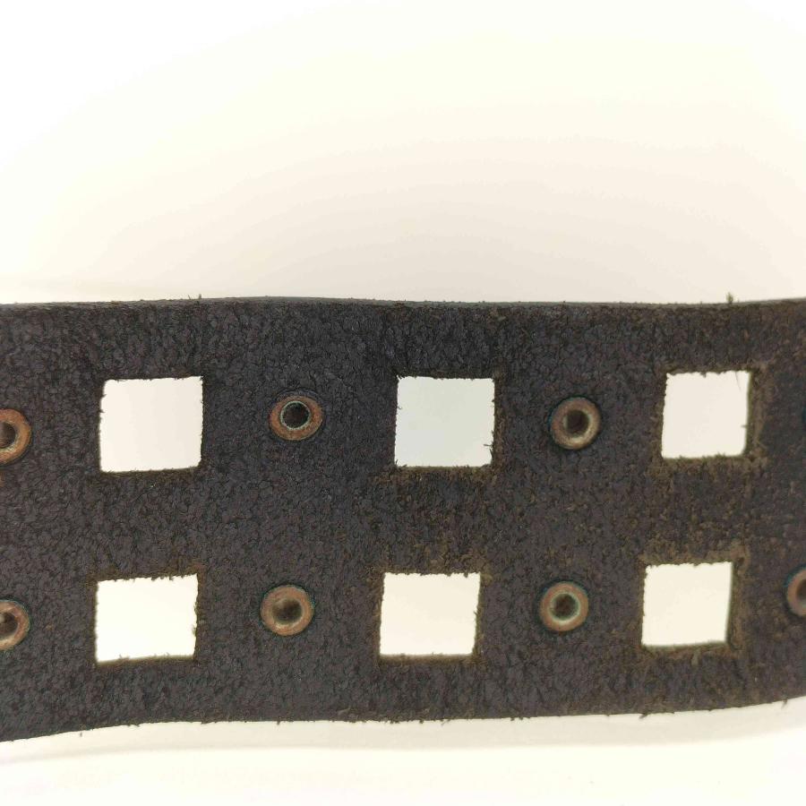 J.LINDEBERG（ジェイリンドバーグ） ロゴ刻印 スタッズ レザーベルト