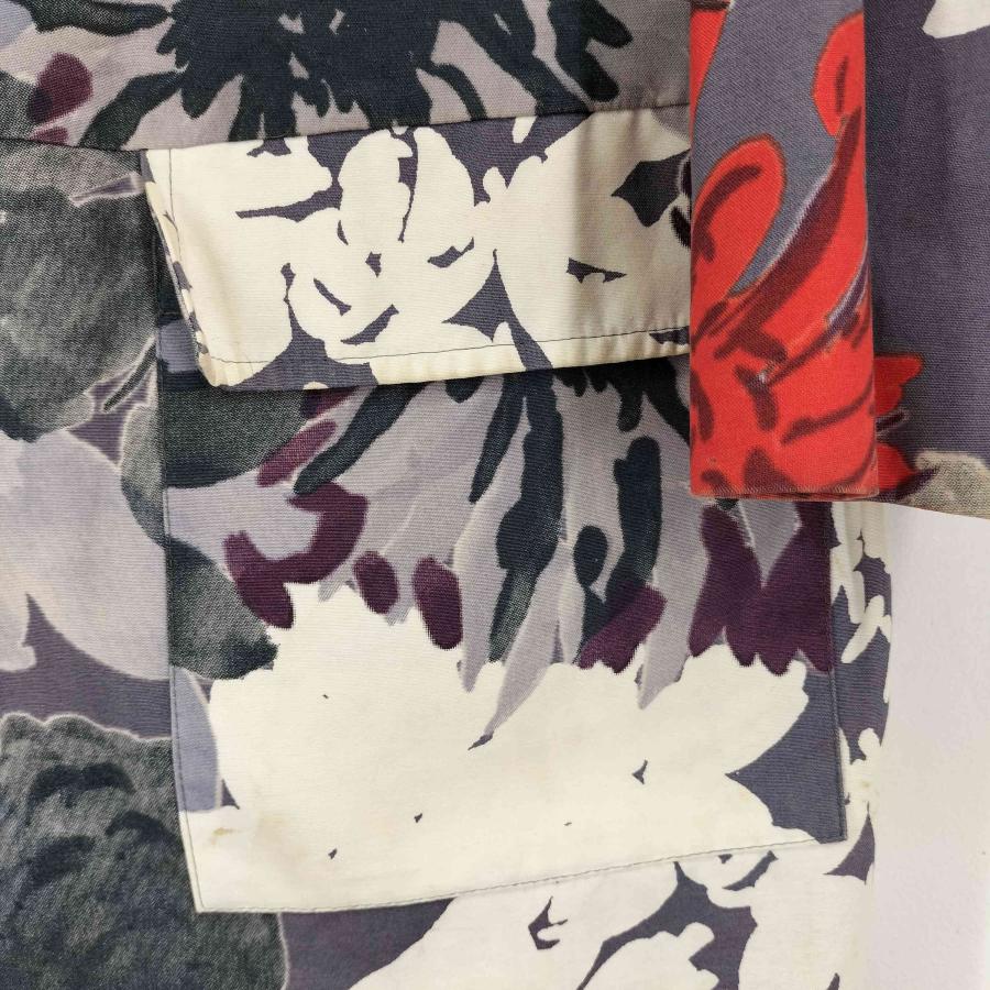 marimekko(マリメッコ) 総柄花柄ステンカラーコート レディース  38【中古】【ブランド古着バズストア】 marimekko（マリメッコ） 総柄花柄ステンカラーコート レディース 38