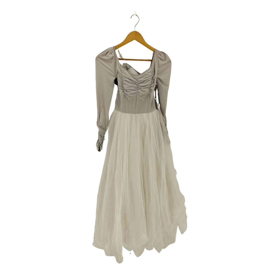 snidel(スナイデル) Chacott ベロア×チュールワンピース レディース  0【中古】【ブランド古着バズストア】 SNIDEL（スナイデル） Chacott ベロア×チュールワンピース レディース