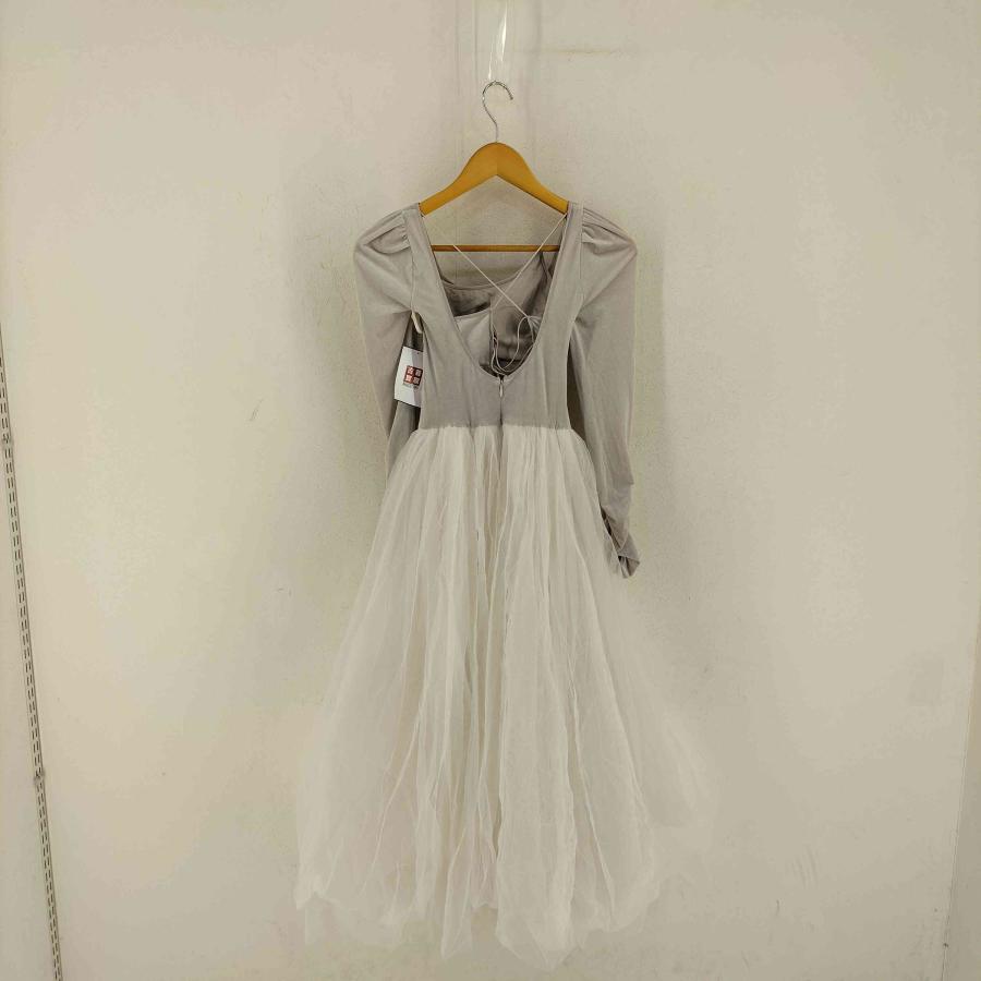 SNIDEL（スナイデル） Chacott ベロア×チュールワンピース レディース