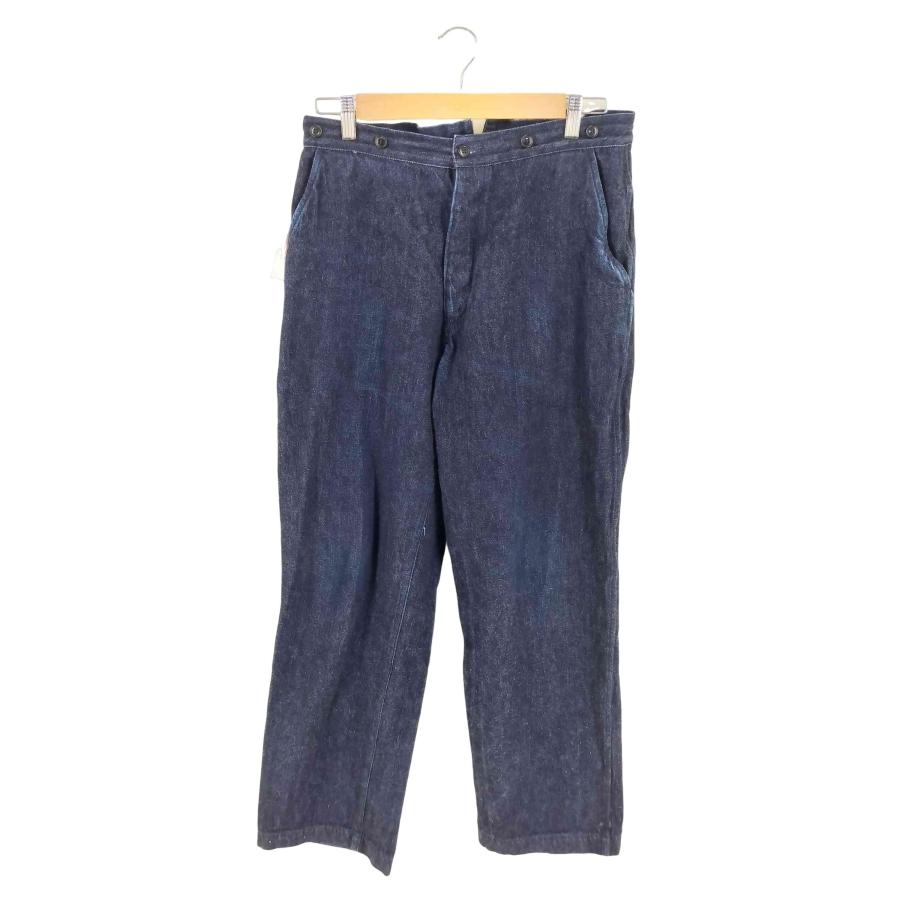 COMOLI(コモリ) 22AW デニムオーバーパンツ メンズ  0【中古】【ブランド古着バズストア】 COMOLI（コモリ） 22AW デニムオーバーパンツ メンズ 0 中古 古着 1023