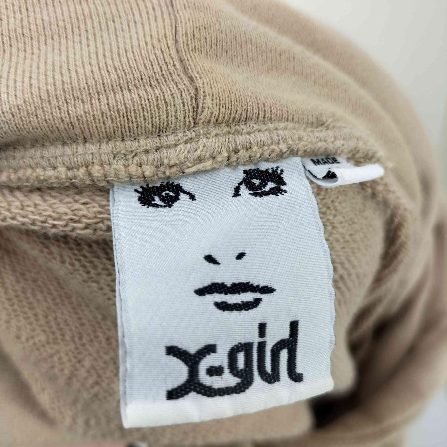 X-girl（エックスガール） FLY PATCH SWEAT HOODIE レディース JPN：M 