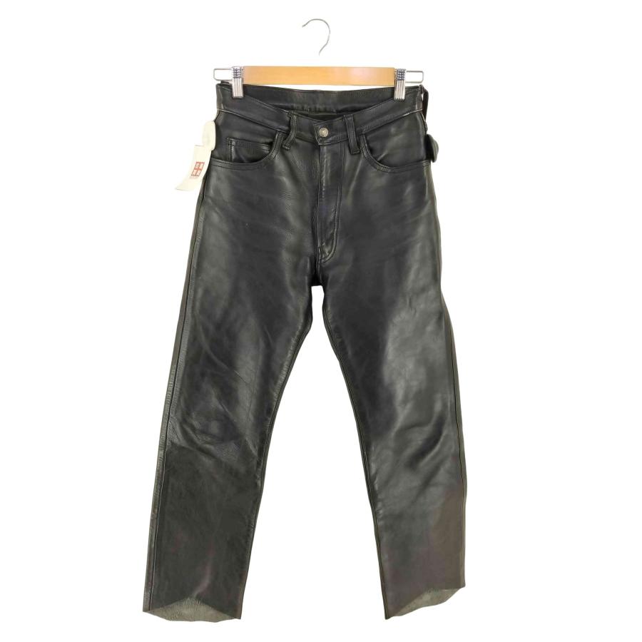 USED古着(ユーズドフルギ) {{AERO LEATHER}} 初期タグ 90S STEERHIDE L