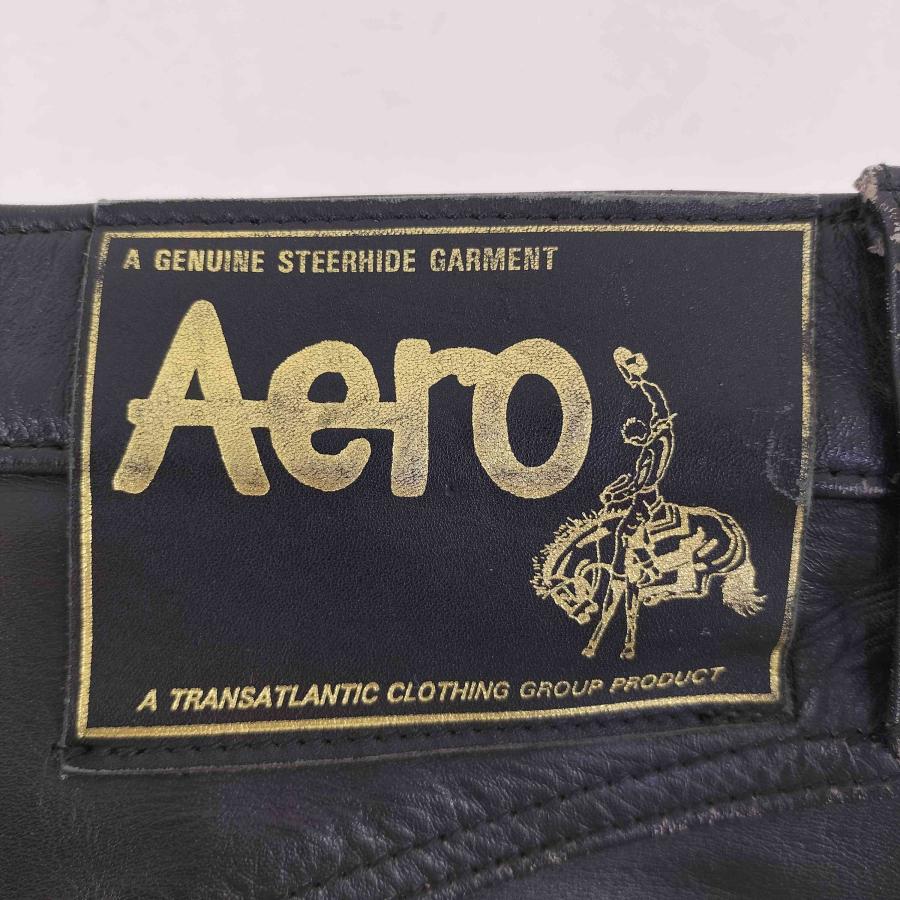 er＊古着販売 USED古着(ユーズドフルギ) {{AERO LEATHER}} 初期タグ 90S STEERHIDE L