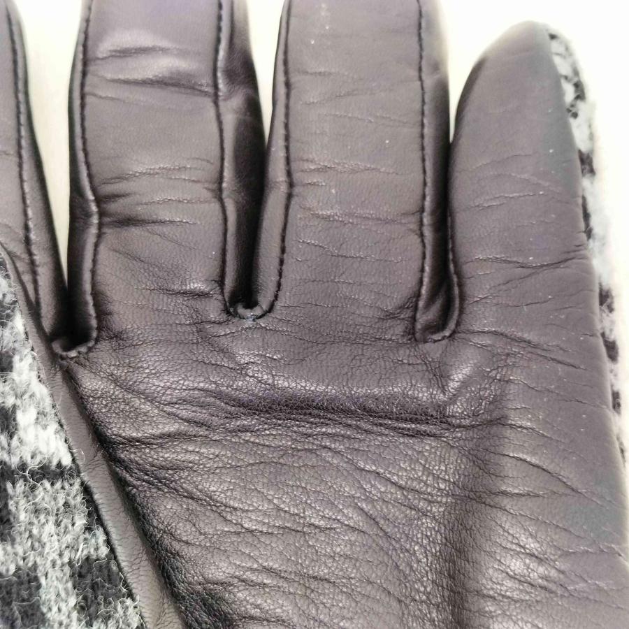 MONCLER（モンクレール） レザー切替 ニットグローブ メンズ 表記無