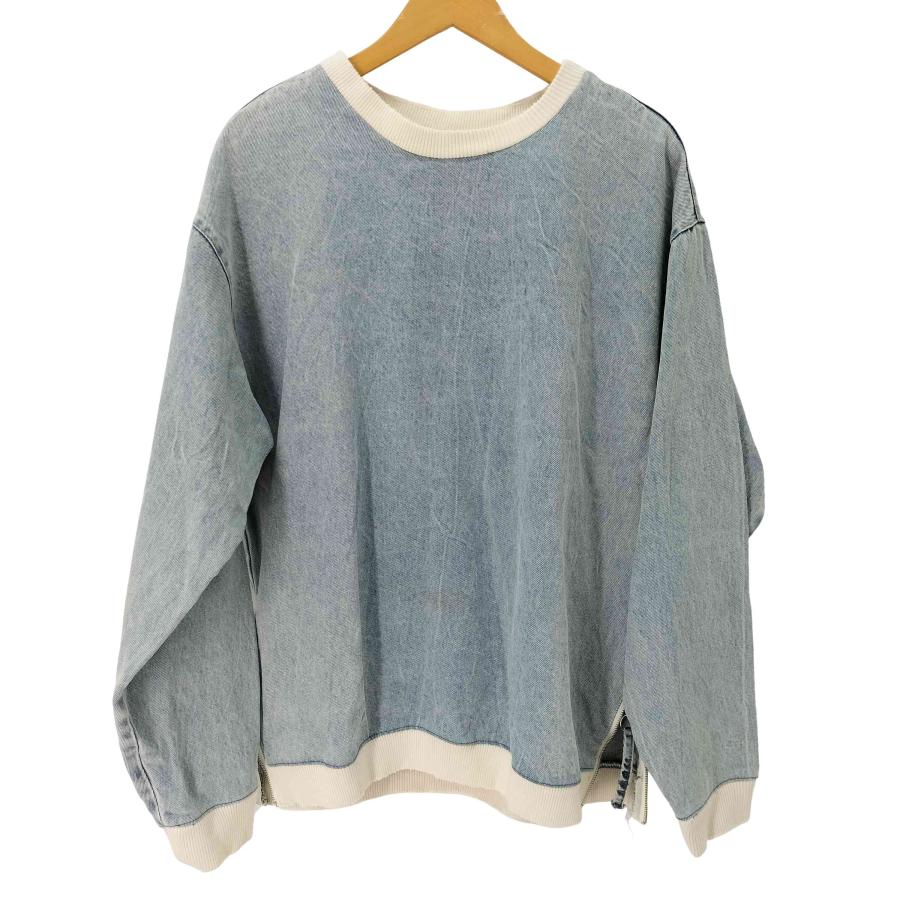 ZARA（ザラ） サイドジップ デニムスウェット メンズ import：S 中古
