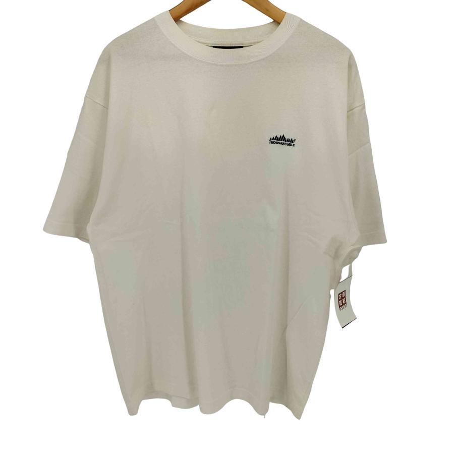 THOUSAND MILE（サウザンドマイル） USA製 ロゴ刺繍 クルーネック T
