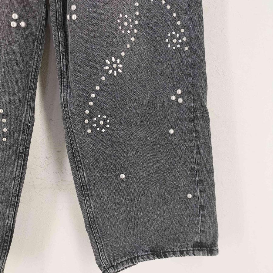 Ameri（アメリ） STUDS DETAIL STRAIGHT DENIM PANTS レディース 2