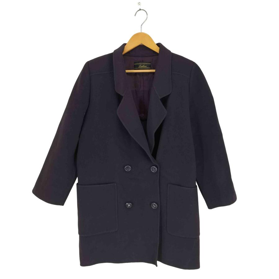 Leilian（レリアン） カシミヤ混ダブルブレストコート レディース JPN 