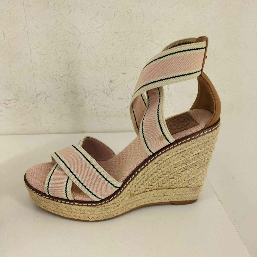 新品◆TORY BURCH クロスストラップサンダル TORY BURCH（トリーバーチ） 厚底 クロスストラップ サンダル