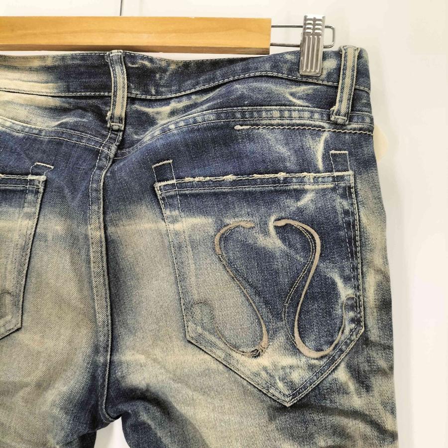 CIVARIZE(シヴァーライズ) ケミカルウォッシュ 加工スキニーデニム Y2K