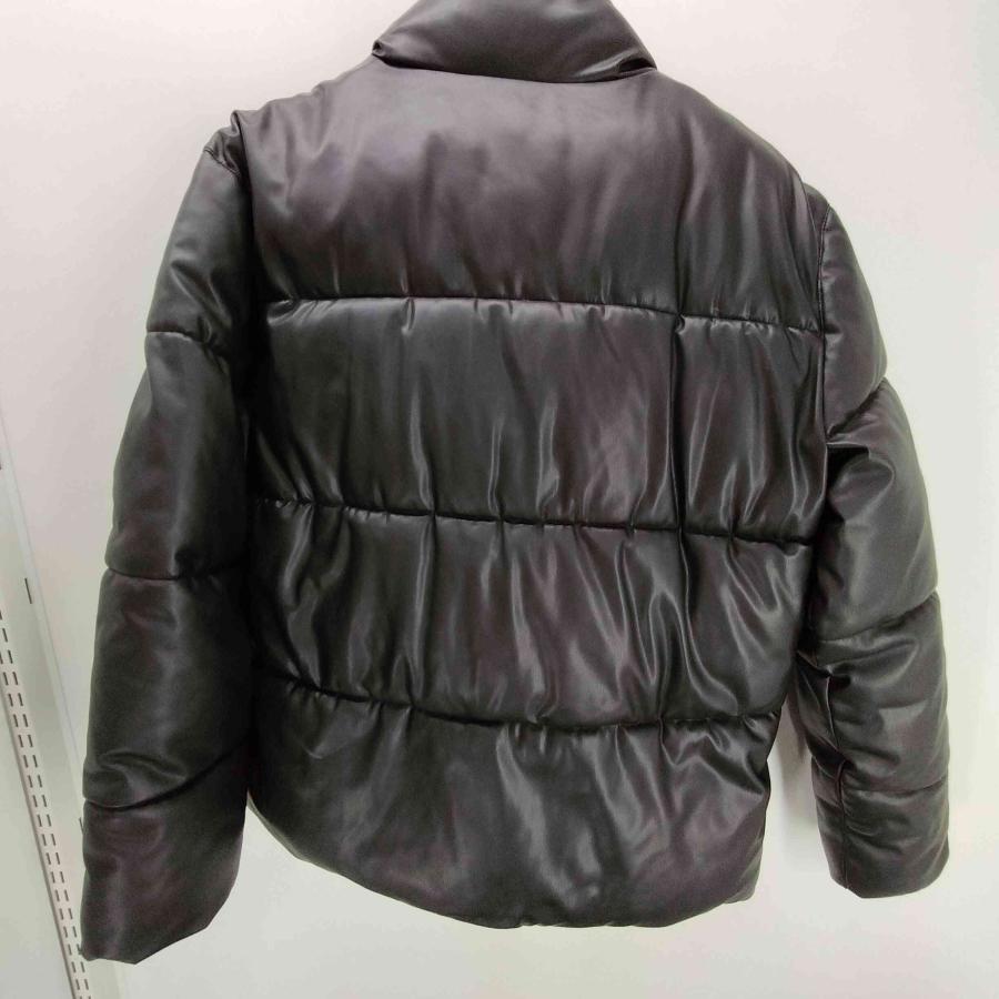 ZARA（ザラ） FAKE LEATHER PUFF JACKET 中綿 フェイクレザー パフ