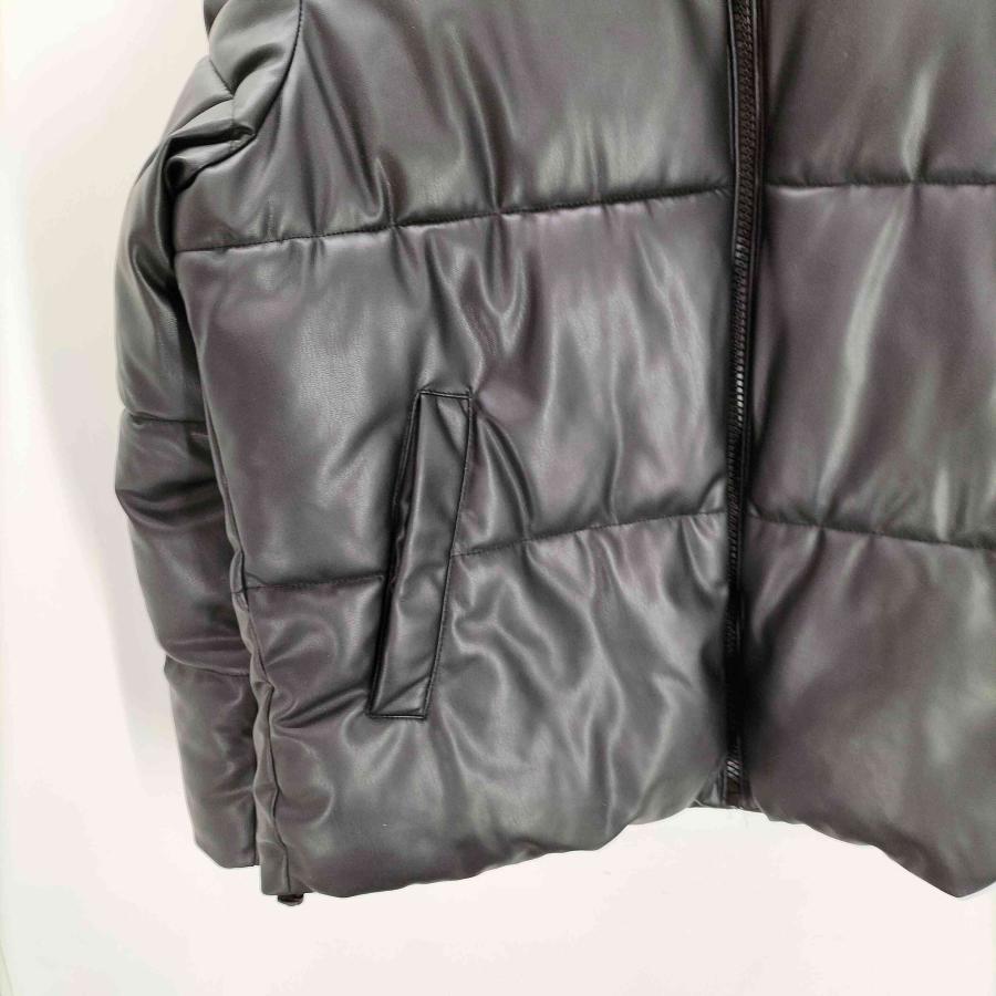 ZARA（ザラ） FAKE LEATHER PUFF JACKET 中綿 フェイクレザー パフ
