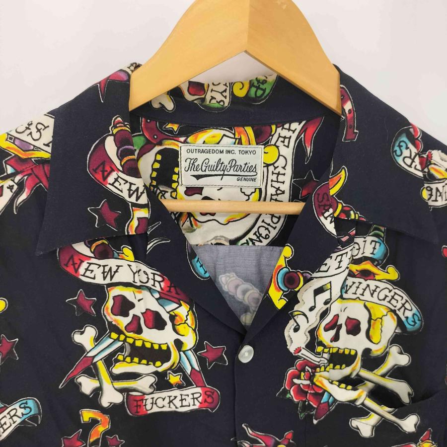 WACKO MARIA（ワコマリア） Captain Skull Tattoo Aloha Shirt キ 中古