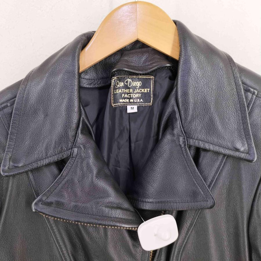 USED古着(ユーズドフルギ) San Diego USA製 LEATHER ライダース