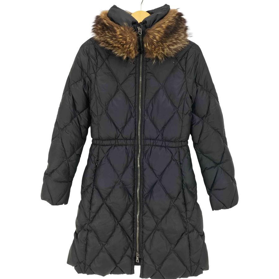 COACH（コーチ） キルティング ダブルジップ スタンドカラー ロング